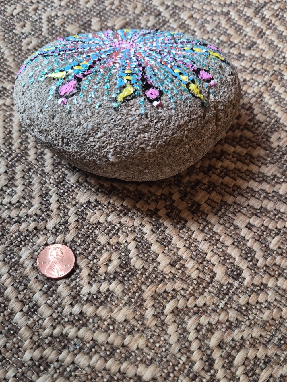 Hand Painted ROCK - Picture 3 of 5
